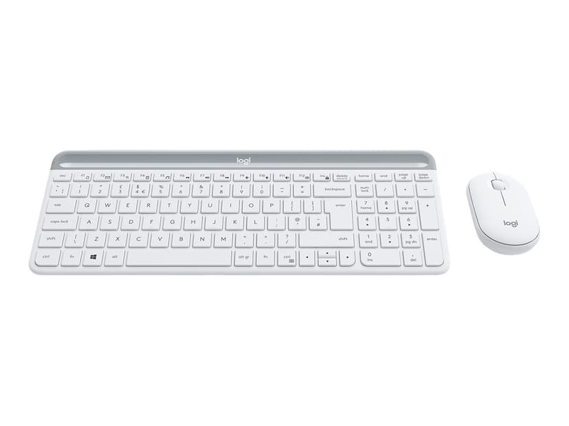 Logitech Slim Wireless Combo MK470 Trådløs Nordisk