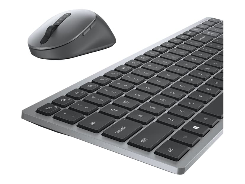 Dell Multi-Device Wireless Keyboard and Mouse Combo KM7120W Trådløs Nordisk