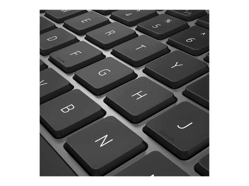 Dell Multi-Device Wireless Keyboard and Mouse Combo KM7120W Trådløs Nordisk