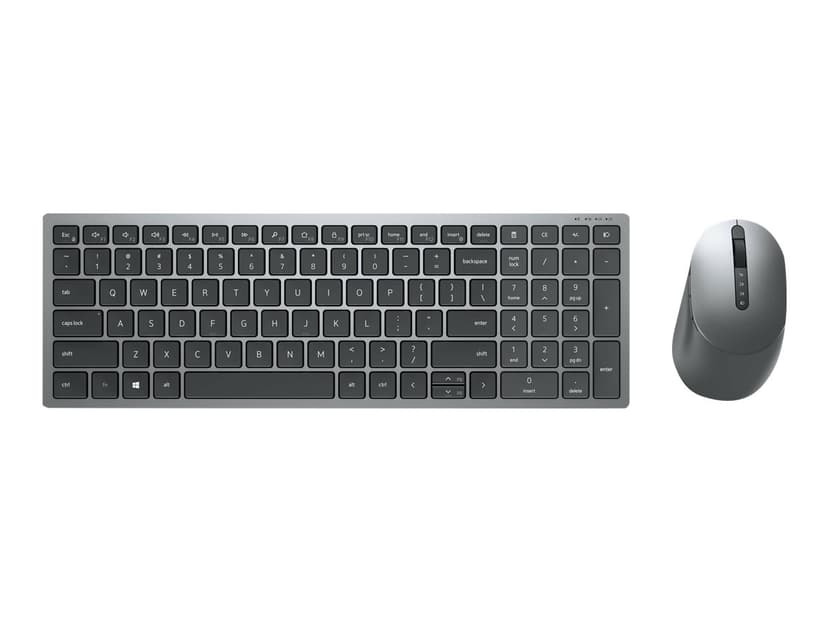 Dell Multi-Device Wireless Keyboard and Mouse Combo KM7120W Trådløs Nordisk