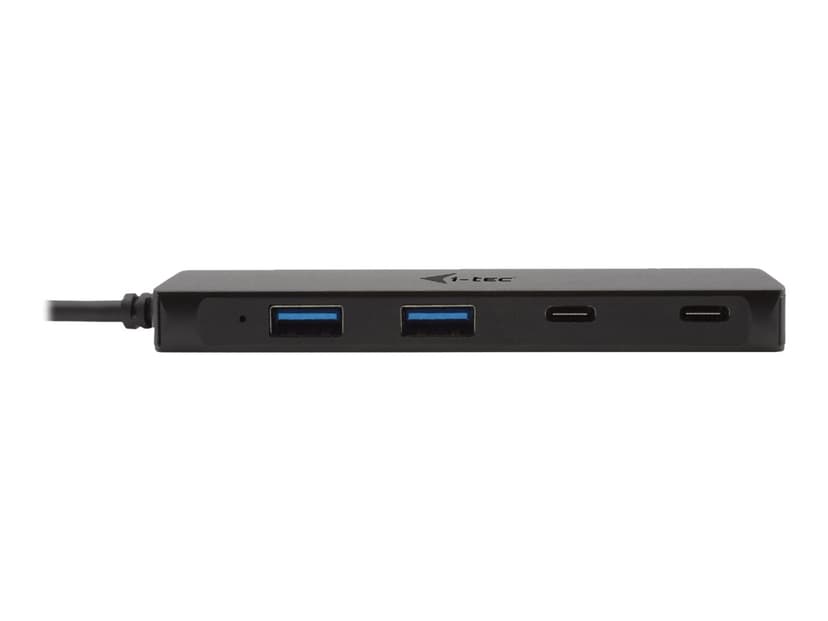 I-Tec Metal C31HUBMETAL2A2C grensesnitt-hub USB 3.2 Gen 1 (3.1 Gen 1) Type-C 5000 Mbit/s Sort USB 3.2 Gen 1 (3.1 Gen 1) Type-C USB 3.2 Gen 1 (3.1 Gen 1) Type-A, USB 3.2 Gen 1 (3.1 Gen 1) Type-C