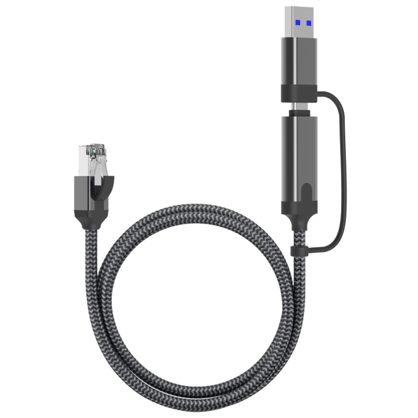 Direktronik Kabel USB-C/USB-A - Gigabit LAN RJ-45 0.5m RJ45 0.5m