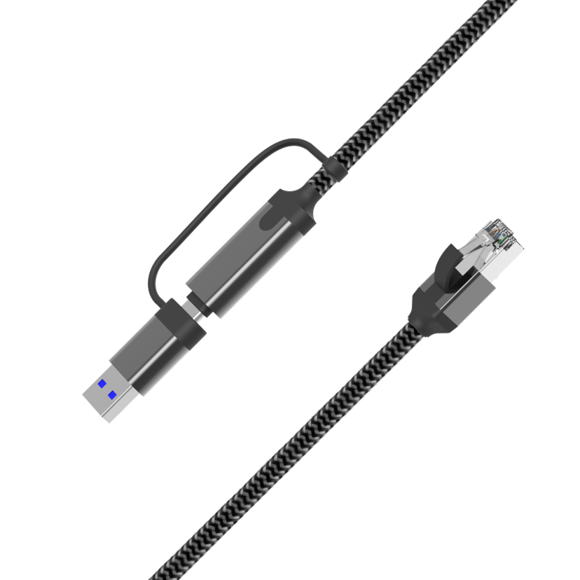 Direktronik Kabel USB-C/USB-A - Gigabit LAN RJ-45 0.5m RJ45 0.5m