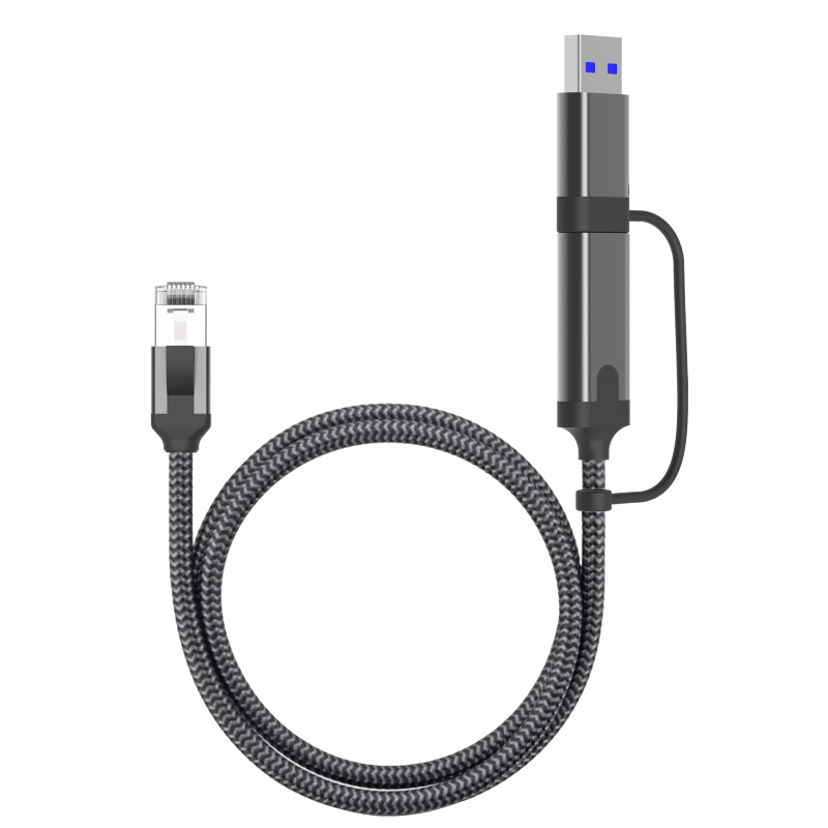Direktronik Kabel USB-C/USB-A - Gigabit LAN RJ-45 0.5m RJ45 0.5m