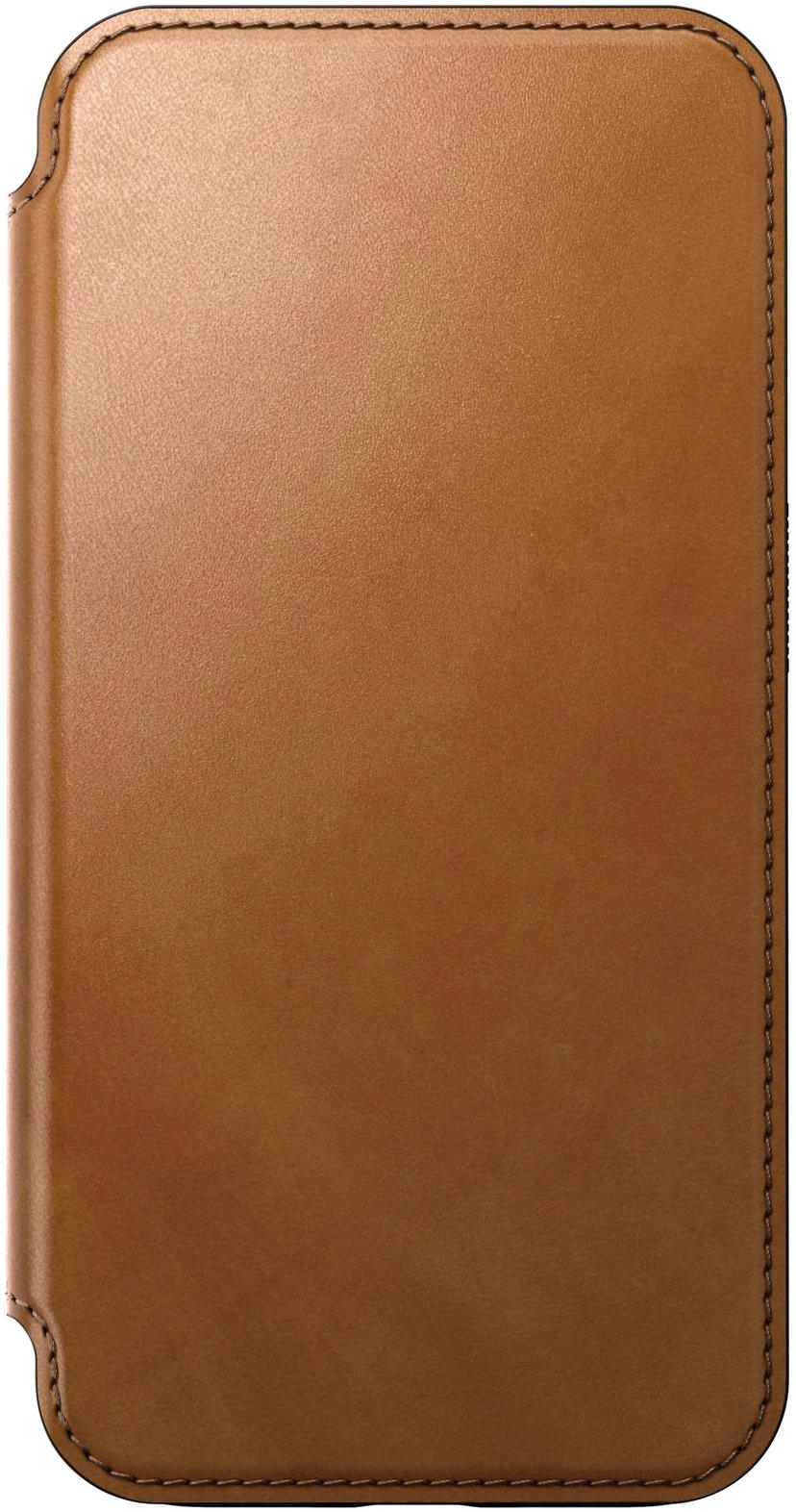 Nomad Modern Leather Folio iPhone 15 Pro Max Tan