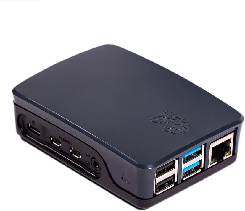Raspberry Pi 4 Case - Black/Grey