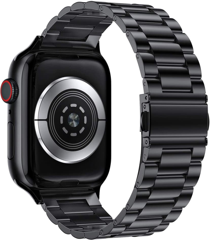 Black metal smartwatch hotsell