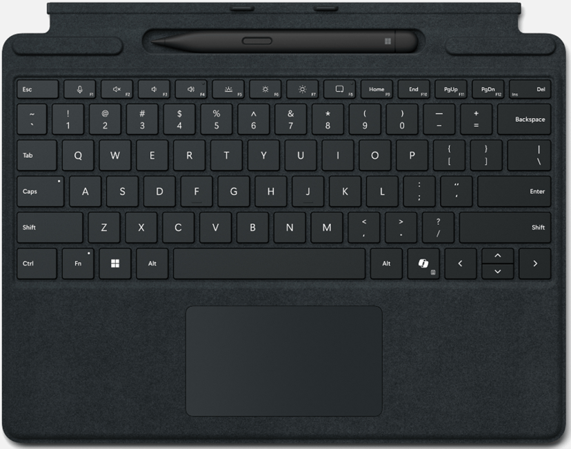 Microsoft Type Cover + Slim Pen 2 Microsoft Surface Pro 10 Sort