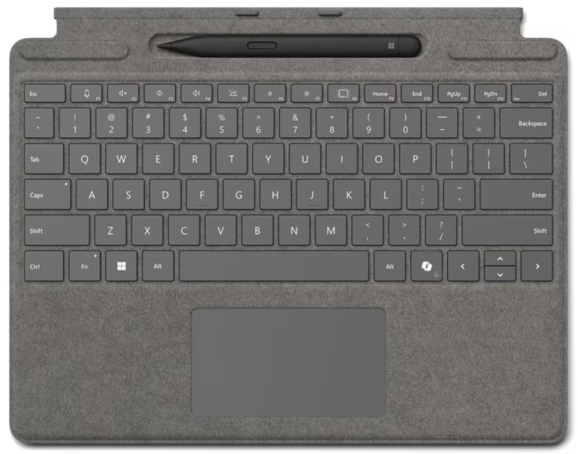 Microsoft Type Cover + Slim Pen 2 Microsoft Surface Pro 10 Grå