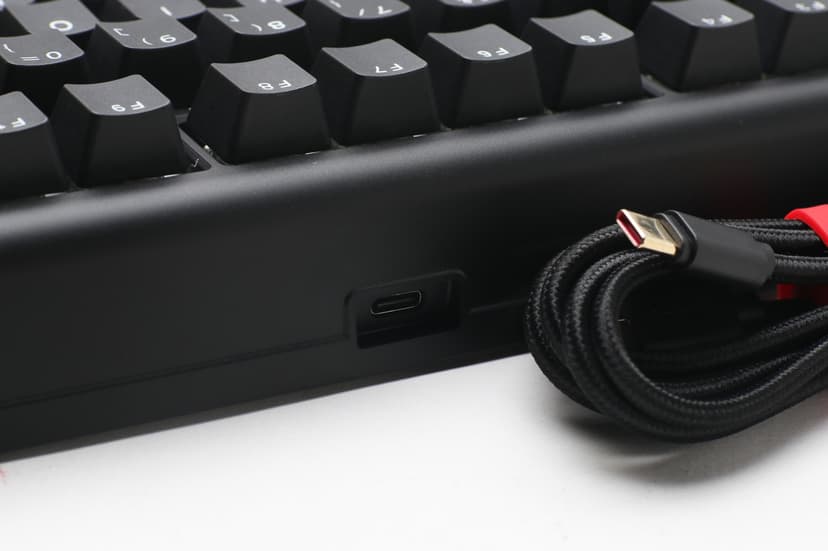 Ducky Tinker 75 Prebuilt Iso Black Mx Cherry Blue Kabel Cherry MX Blue Nordisk