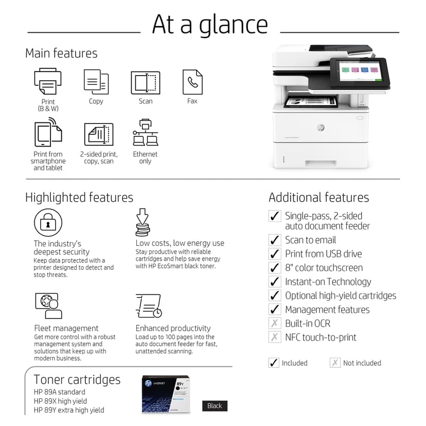 HP LaserJet Enterprise MFP M528F A4