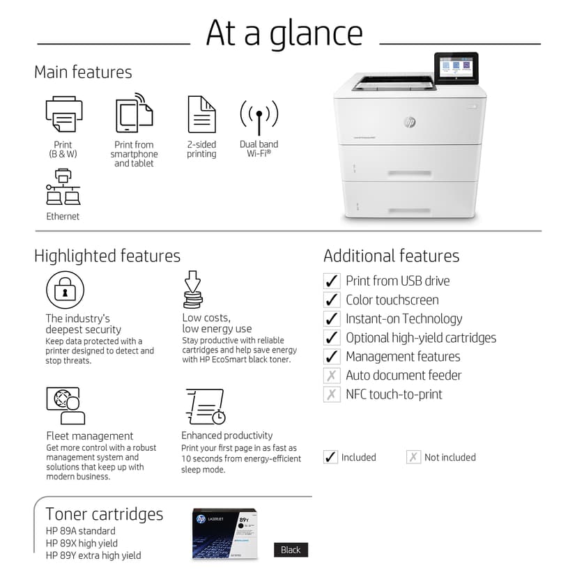 HP LaserJet Enterprise M507X A4