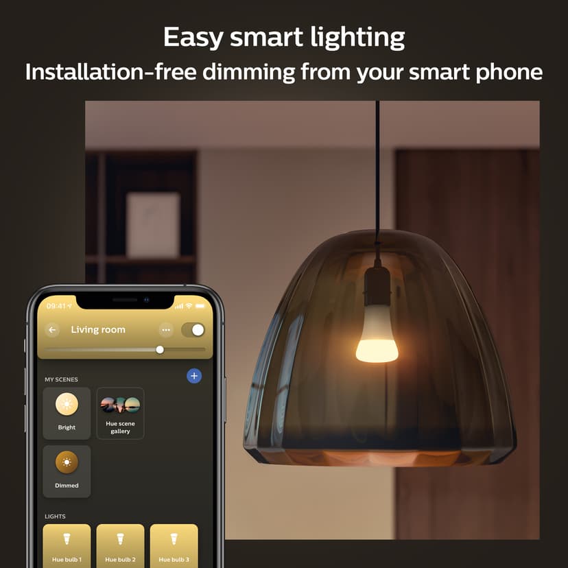Philips Hue, valkoinen A67 - E27-älylamppu - 1 600 lm