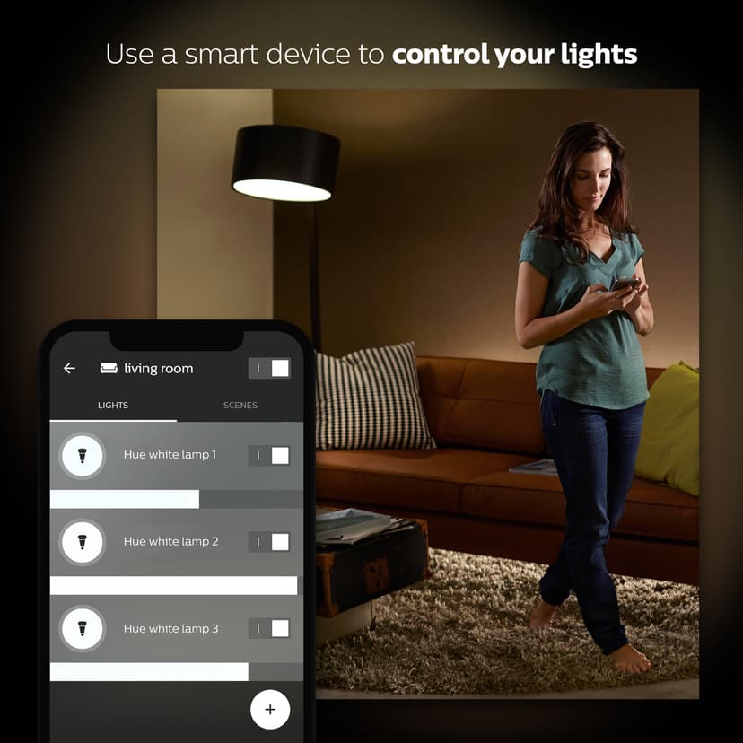 Philips Hue White ambiance Kronljus – E14 smart ljuskälla