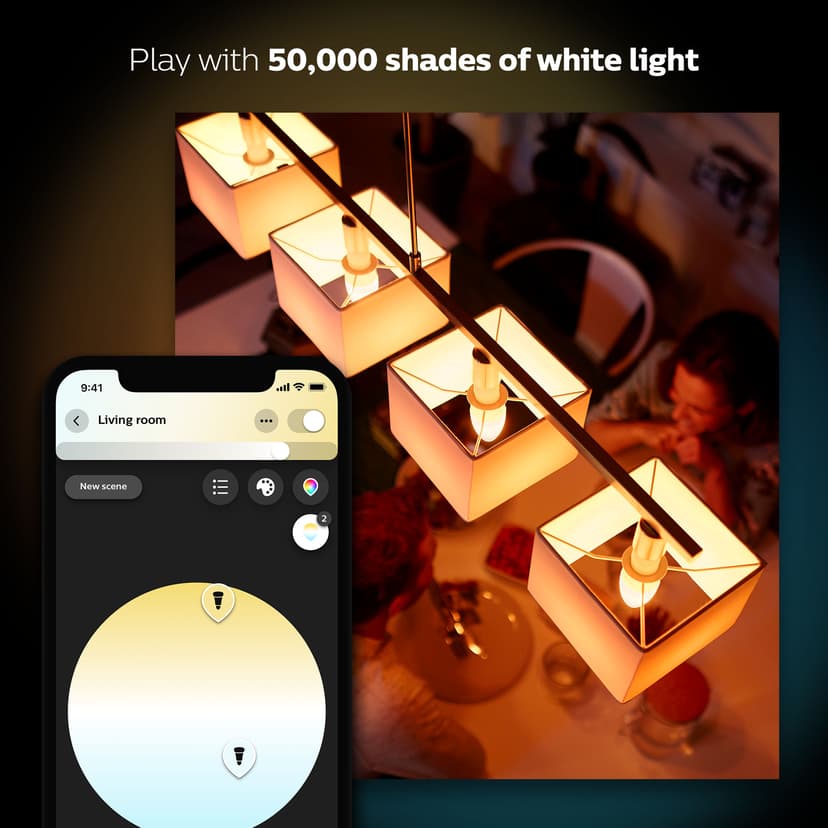 Philips Hue white ambiance Mignon - E14 lyspære