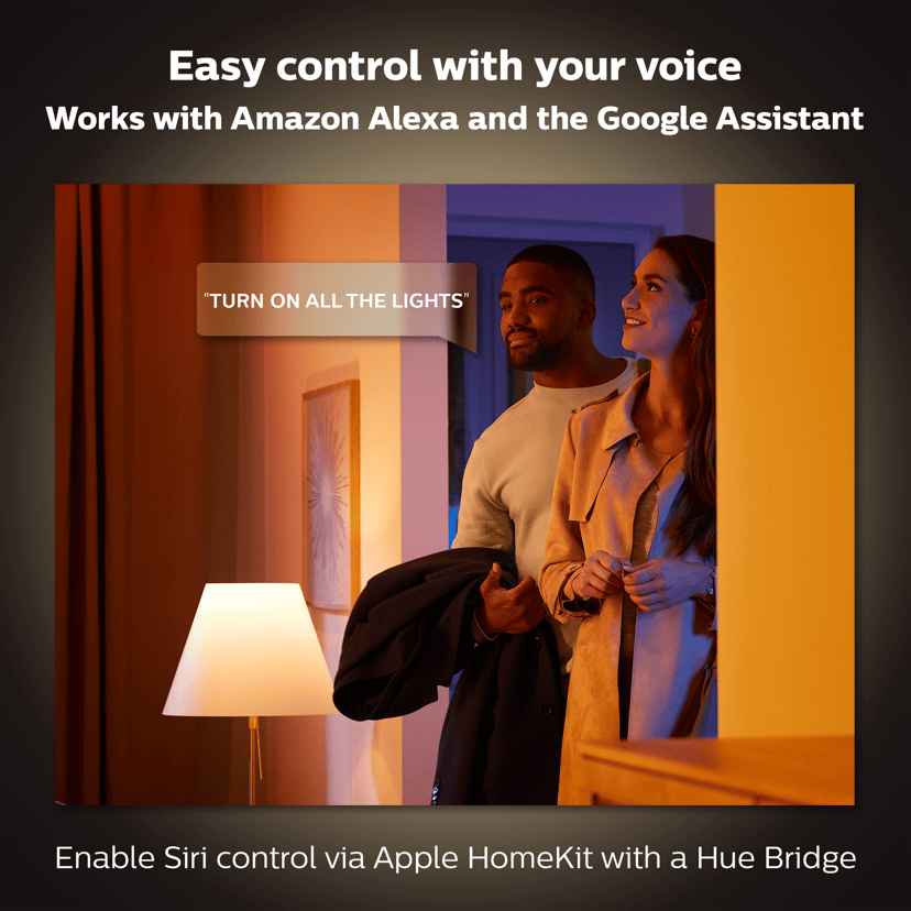 Philips Hue White and Color Ambiance 5.3W B39 2-Pack