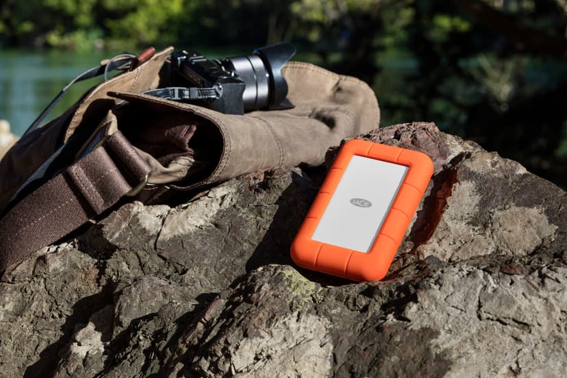 LaCie Rugged 5TB Mobile Drive Grå, Gul