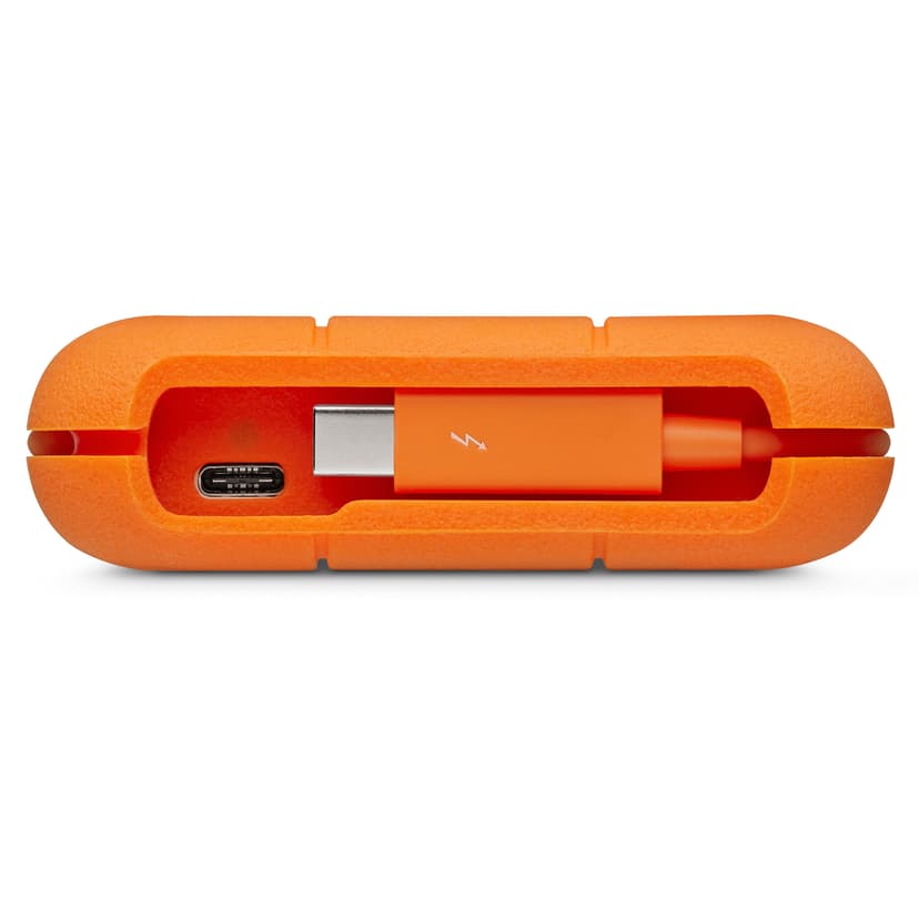LaCie Rugged 5TB Mobile Drive Grå, Gul