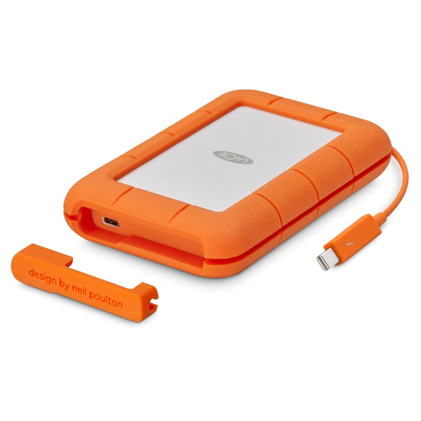 LaCie Rugged 5TB Mobile Drive Geel, Grijs