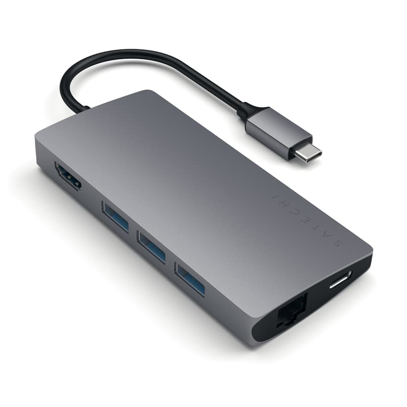 Satechi Multi-Port Adapter V2 USB 3.2 Gen 1 (3.1 Gen 1) Type-C
