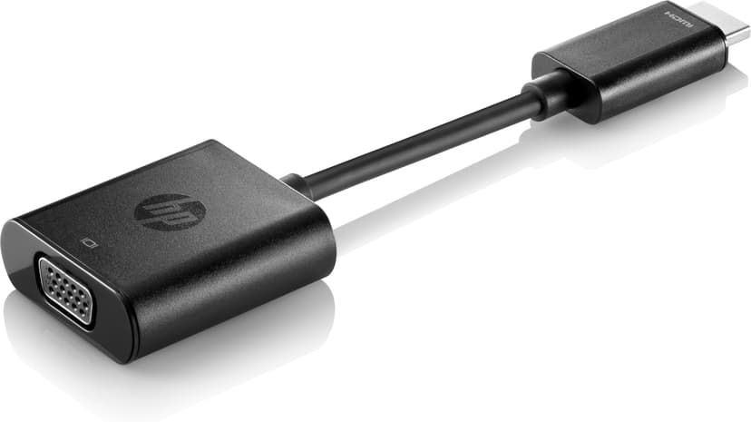 HP HDMI To VGA Display Adapter 0.045m HDMI VGA (D-Sub) Sort