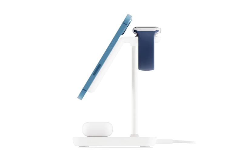 Twelve South HiRise 3 Hörlurar, Smartphone, Smartwatch Vit USB Trådlös laddning inomhus Vit 1.5m