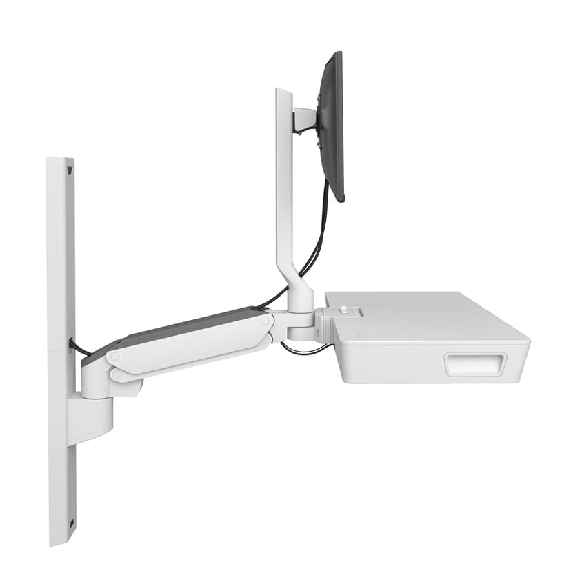 Ergotron CareFit Combisysteem Met Werkvlak Wit