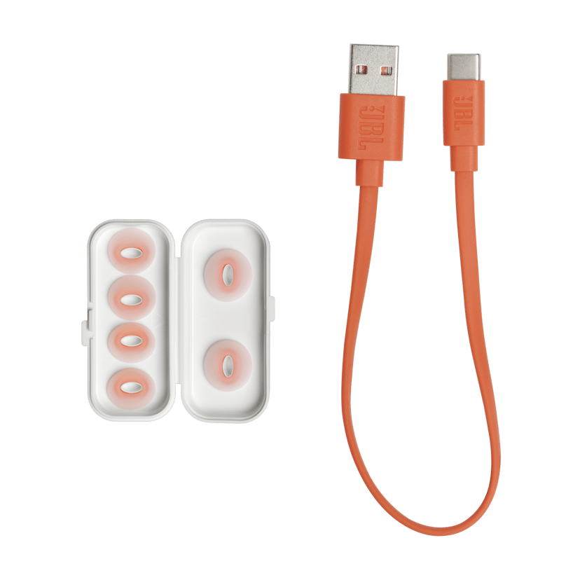 JBL Tune Flex Ghost Edition Stereo Genomskinlig, Vit