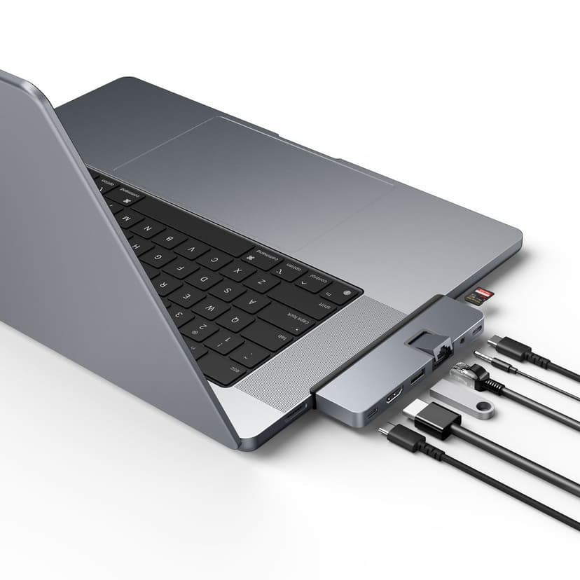 Hyper HD575-GRY-GL dockningsstationer för bärbara datorer USB 3.2 Gen 1 (3.1 Gen 1) Type-C Grå USB 3.2 Gen 1 (3.1 Gen 1) Type-C