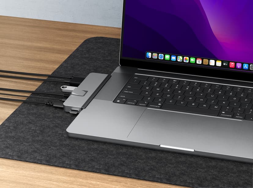 Hyper HD575-GRY-GL dockningsstationer för bärbara datorer USB 3.2 Gen 1 (3.1 Gen 1) Type-C Grå USB-C 3.2 Gen 1 (3.1 Gen 1)