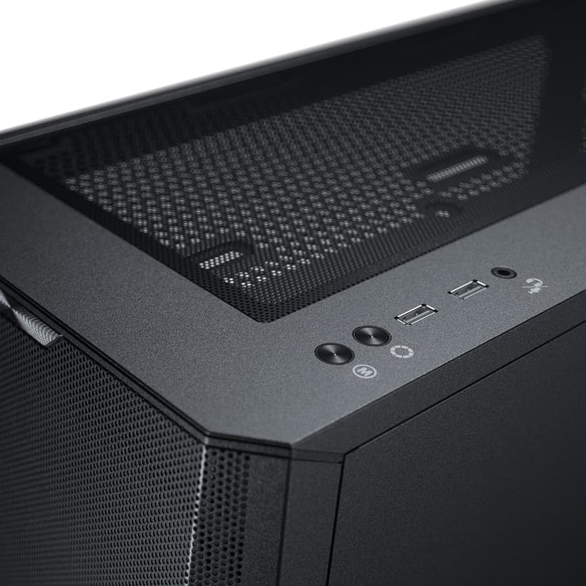 Phanteks G360A Midi Tower Musta, Läpinäkyvä Midi Tower Läpinäkyvä, Musta