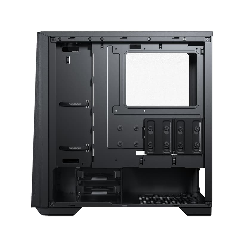 Phanteks G360A Midi Tower Musta, Läpinäkyvä Midi Tower Läpinäkyvä, Musta