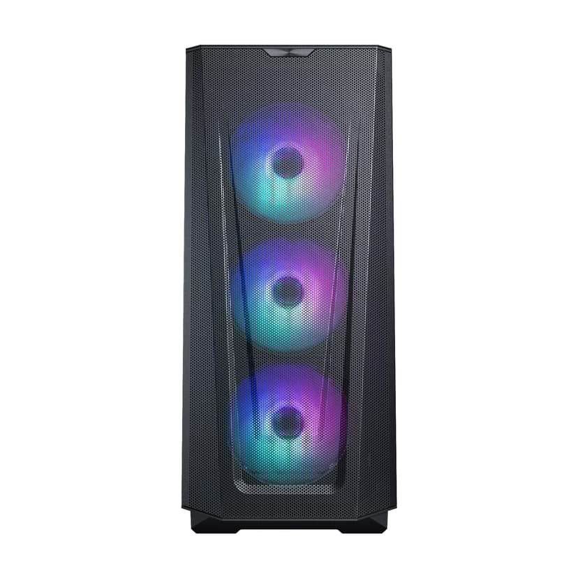 Phanteks G360A Midi Tower Musta, Läpinäkyvä Midi Tower Läpinäkyvä, Musta