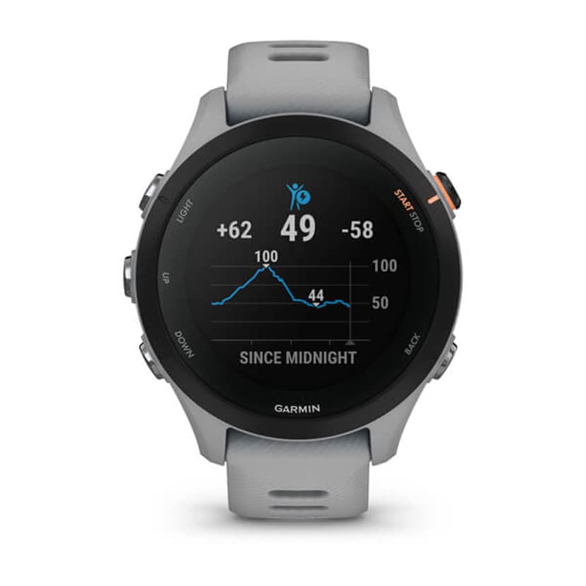 Garmin Forerunner 255S 2,79 cm (1.1") MIP 41 mm Digitaalinen 218 x 218 pikseliä Harmaa GPS (satelliitti) Harmaa