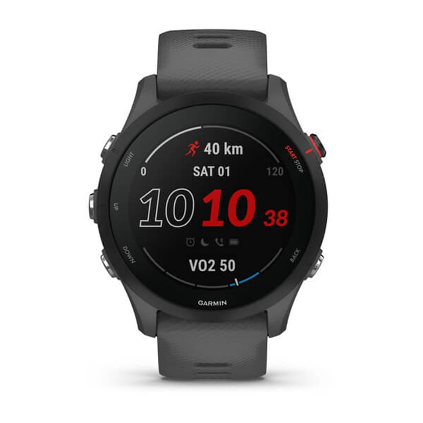 Garmin Forerunner 255 3,3 cm (1.3") MIP 46 mm Digitaalinen 260 x 260 pikseliä Harmaa Wi-Fi GPS (satelliitti) Harmaa
