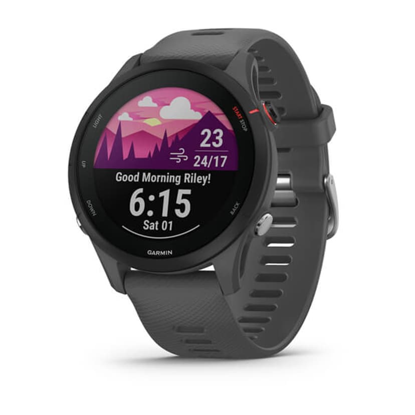 Garmin Forerunner 255 3,3 cm (1.3") MIP 46 mm Digitaalinen 260 x 260 pikseliä Harmaa Wi-Fi GPS (satelliitti)