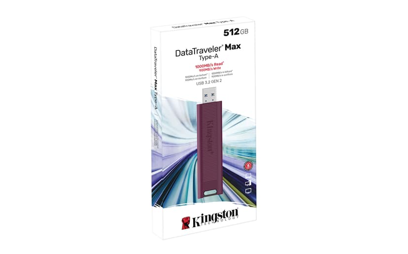Kingston DataTraveler Max 512GB USB-A Rood