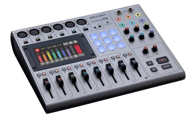 Zoom PodTrak P8 Podcasting Recorder