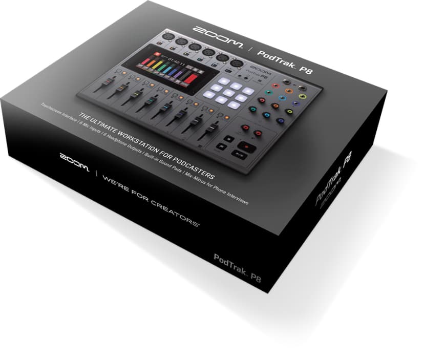 Zoom PodTrak P8 Podcasting Recorder