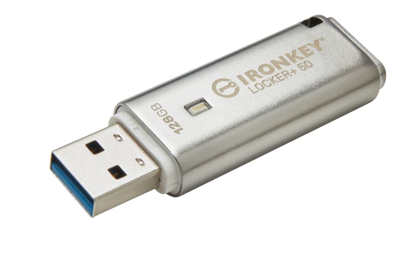 Kingston IronKey Locker+ 50 128GB USB Type-A Silver