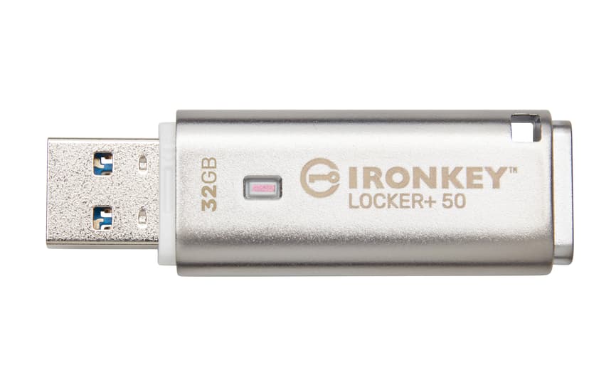 Kingston IronKey Locker+ 50 32GB USB Type-A Silver
