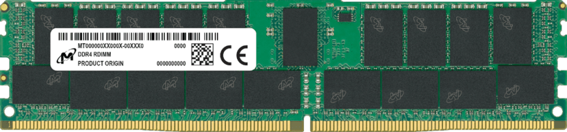 Crucial Micron MTA36ASF8G72PZ-3G2R hukommelsesmodul 64 GB 1 x 64 GB DDR4 3200 MHz Fejlkorrigerende kode 64GB 3200MHz DDR4 288-pin DIMM
