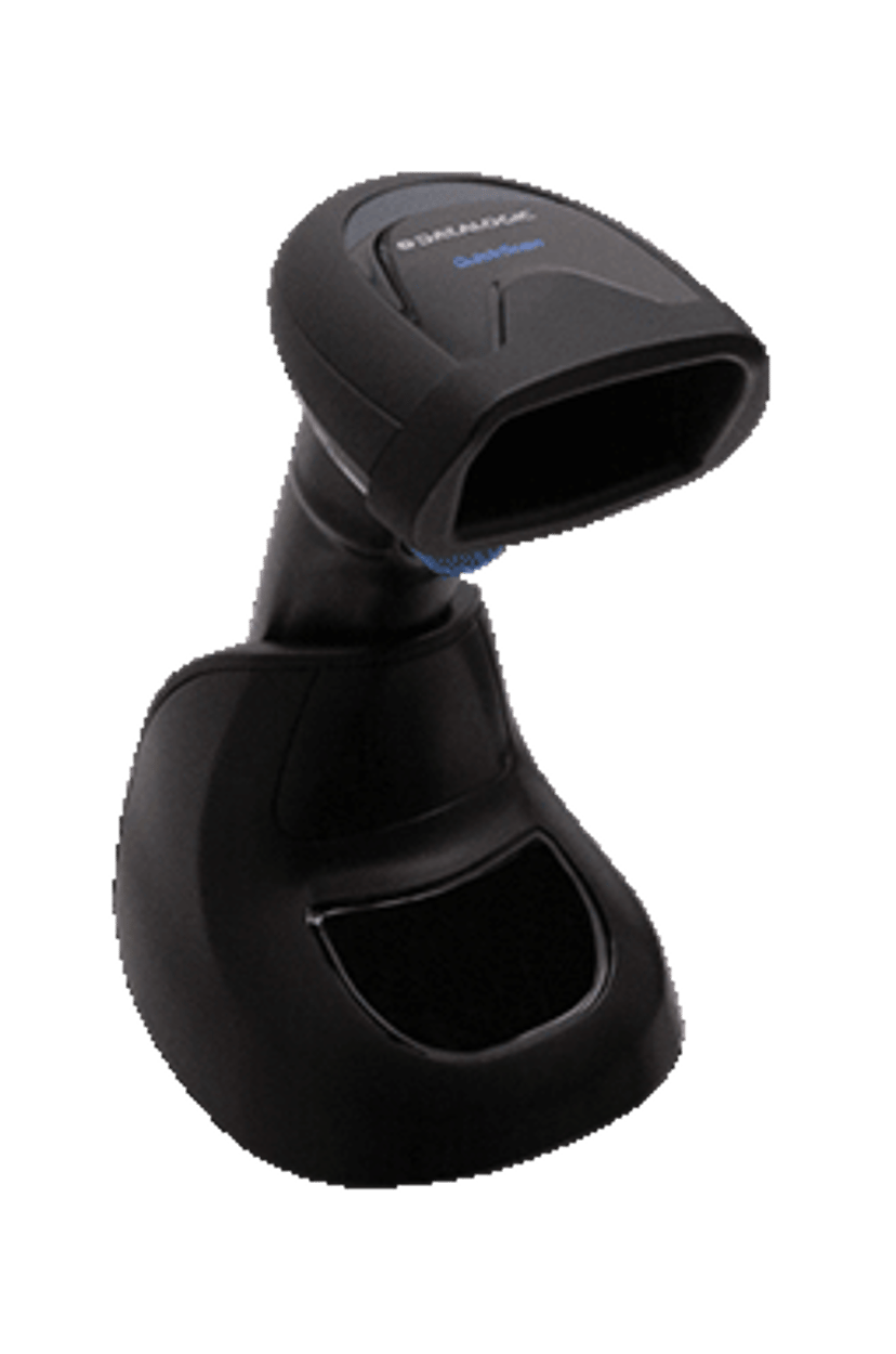 Datalogic QuickScan QBT2500 2D Bluetooth Kit USB + Basstation Svart