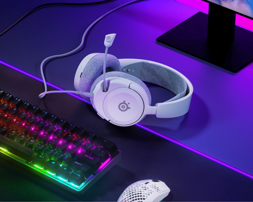 Steelseries Arctis Nova 1 Gaming Headset Stereo Valkoinen