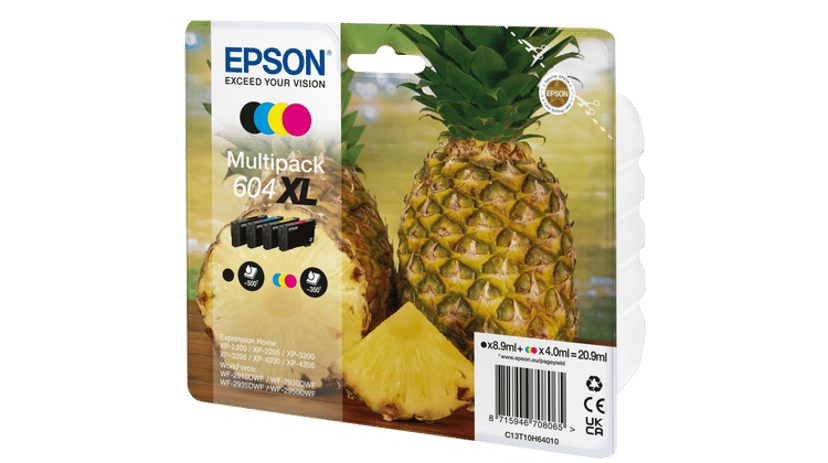 Epson Bläck Multipack 604XL (B/C/M/Y) Totalt 20.9ml