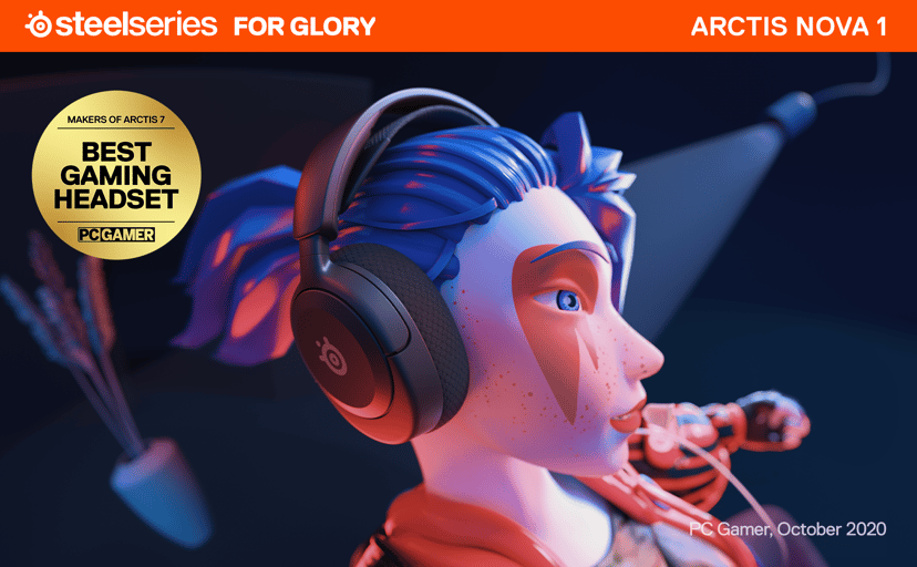Steelseries Arctis Nova 1 Stereo Musta
