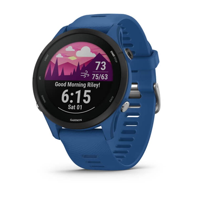 Garmin Forerunner 255 3,3 cm (1.3") MIP 46 mm Digitaalinen 260 x 260 pikseliä Sininen Wi-Fi GPS (satelliitti)
