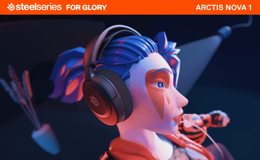 Steelseries Arctis Nova 1 Stereo Musta