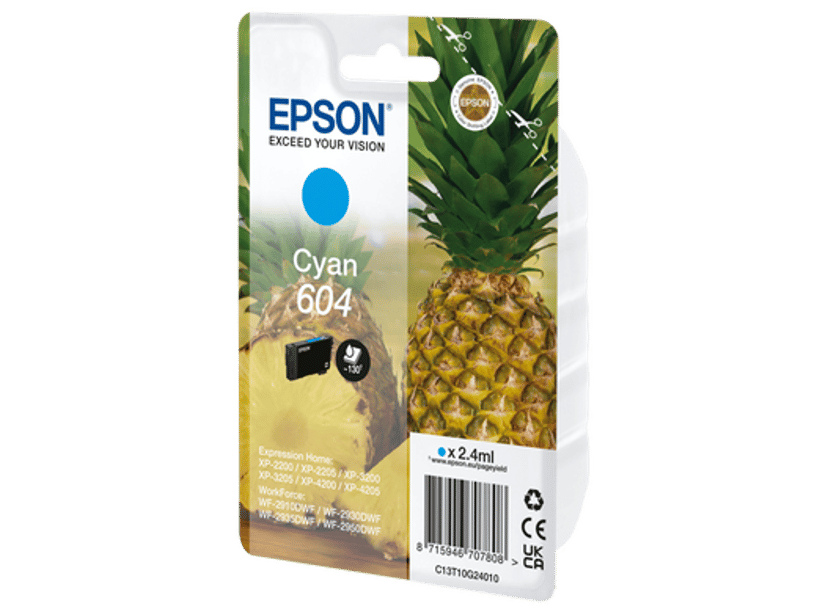 Epson Ink Cyan 604 2.4ml