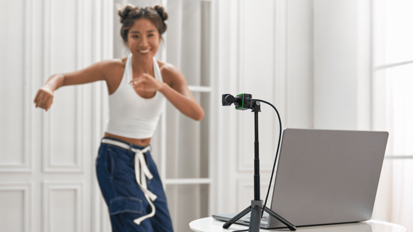 Insta360 Link 4k Webcam webkamera 1080 MP 3840 x 2160 piksler USB Sort, Grønn